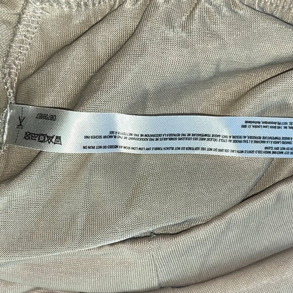 FREE PEOPLE MOVEMENT ECHO DROP CROTCH HAREM PANTS W/ RUCHED ANKLES - BEIGE - XS - Picture 10 of 12